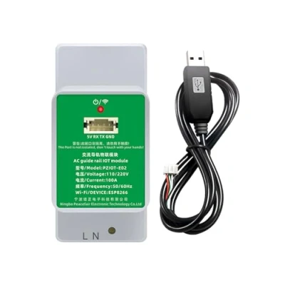 Immagine di WiFi Power Meter Energy APP Telecomando Din Corrente Monofase 110 220V Multimetro