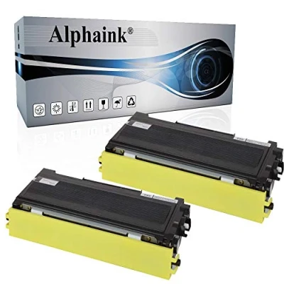 Immagine di alphaink 2 Toner compatibile con Brother TN 2000 per stampanti DCP 7010 7020 7025 Fax 2820 2920 HL 2020 2032 2070 2050 MFC 7220 7225 7420 7820