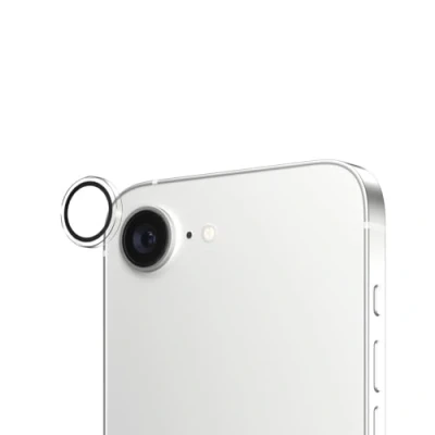 Immagine di PanzerGlass Hoops transparent Lens Protector iPhone SE (2025) (1 Pezzo/i, Apple 16e), Pellicola protettiva smartphone, Trasparente