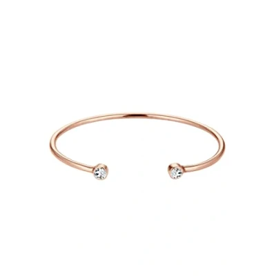 Immagine di Elli Bracciale Donne cerchio Geo Minimal con cristalli in argento sterlino 925