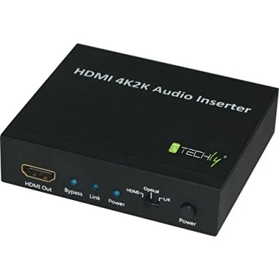 Immagine di Techly 103687 Inseritore Audio HDMI 4K2K Nero