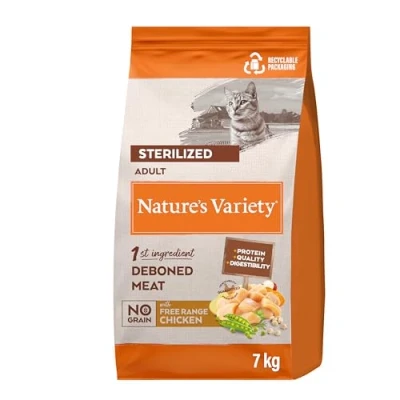 Immagine di Nature&#039;s Variety Selected, Cibo per Gatti Sterilizzati con Pollo Allevato a Terra Disossato 7 kg