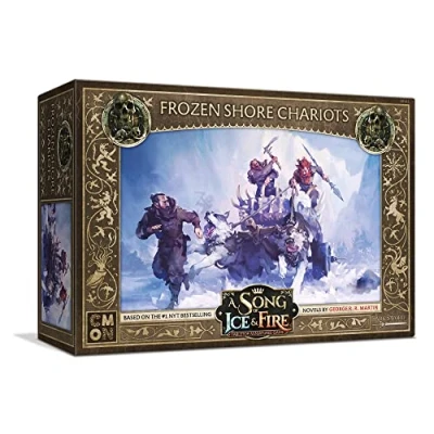 Immagine di Una canzone di ghiaccio e fuoco da tavolo miniature congelate shore chariots Unit Box,Gioco strategico per adolescenti adulti,Età 14+,2+ giocatori,Realizzato CMON, (SIF411)