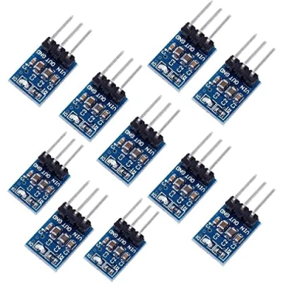 Immagine di Fasizi 10pcs 3.3 DC Regolatore di Tensione Step Down Modulo Alimentazione 4.75V 12V a 3.3V 800mA