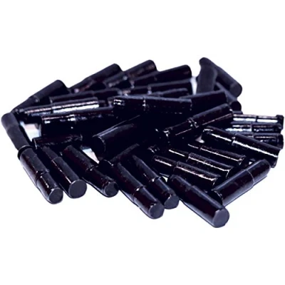 Immagine di Maxi 40 supporti a pavimento Bohr, diametro 5 mm, zincati, colore: nero