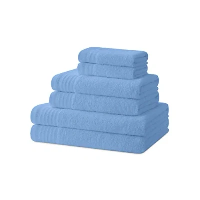 Immagine di Degrees home asciugamani da bagno Set di 2 doccia, e bidet 100% cotone 480 g/m2 Celeste