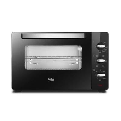 Immagine di Beko BMOF45B Fornetto Elettrico, Cottura Ventilata, 45 Litri, 2000 W, 5 Funzioni, Timer 120 min, Temperatura fino a 220 Nero