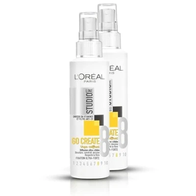 Immagine di L&#039;Oréal Paris Studio Line Spray fissante per acconciature, linea: “Studio Go Create, fissaggio ultra forte, 150 ml