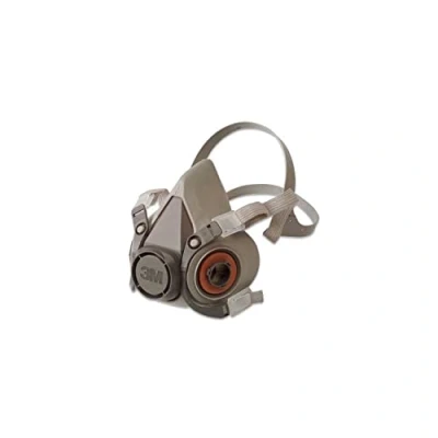 Immagine di 3M 6100M Respiratore a Semimaschera anti gas/anti fumo Riutilizzabile, Misura Piccola, Certificato EN di sicurezza, Taglia M