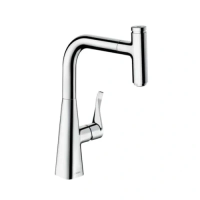 Immagine di hansgrohe Metris Select M71 Miscelatore cucina monocomando 240, bocca d&#039;erogazione estraibile, 1 getto, cromo, 14857000