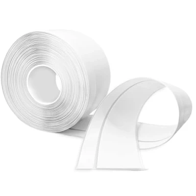 Immagine di Zoccolo flessibile autoadesivo, 6M da cucina in PVC 50x20mm, autoadesivo per e bagno 5x2 bianco