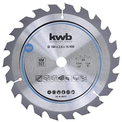 Immagine di kwb 586157 Lama circolare in metallo duro 184 x 16 mm 1 pz.