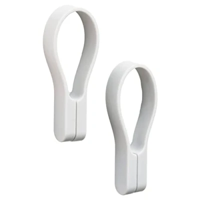 Immagine di Zone Denmark Loop Set di 2 fermagli per asciugamani, 9 cm, colore: Grigio