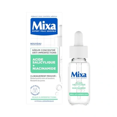 Immagine di Mixa Siero concentrato anti imperfezioni Per pelli con Arricchito acido salicilico e niacinamide 30 ml