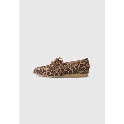 Immagine di Paul Green Scarpe stringate da donna 1136 048 in tessuto marrone, 41 EU
