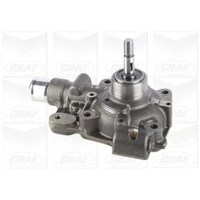 Immagine di GRAF PA913 Pompa acqua con guarnizione meccanico Lamiera d&#039;acciaio per trasmissione cinghia Poly V IVECO: DAILY 3, 3 Kasten/Kombi