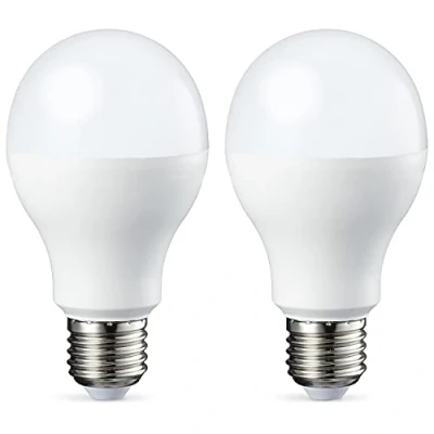 Immagine di Amazon Basics Lampadina LED E27, 14W (equivalenti a 100W), Luce Bianca Calda, Dimmerabile 2 Unità (Confezione da 1)