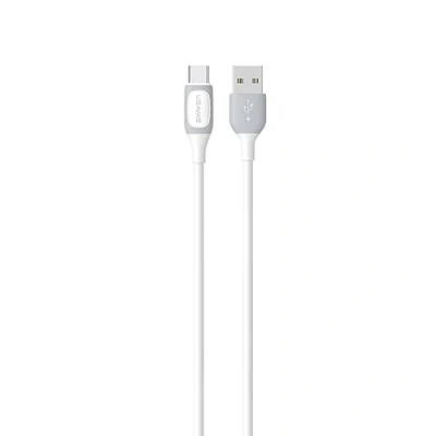 Immagine di P4Y Cavo USB Type C US SJ596 per ricarica e trasferimento dati 3A fino a 480 Mbps Materiale: Alluminio + TPE nylon Serie Jelly 1m Bianco