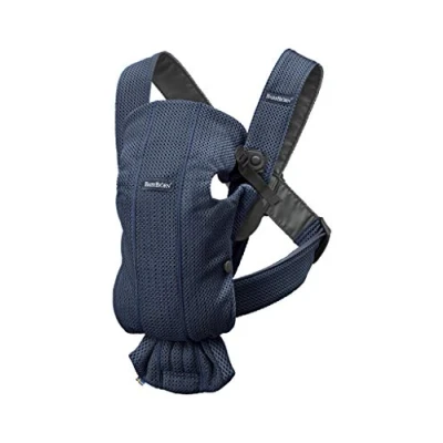 Immagine di BabyBjörn Marsupio Mini Mesh 3D, Blu navy