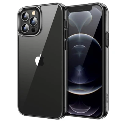 Immagine di JETech Cover per iPhone 12 PRO Max 6,7 Pollici, Custodia con Assorbimento degli Urti e Anti Graffio (Nero)
