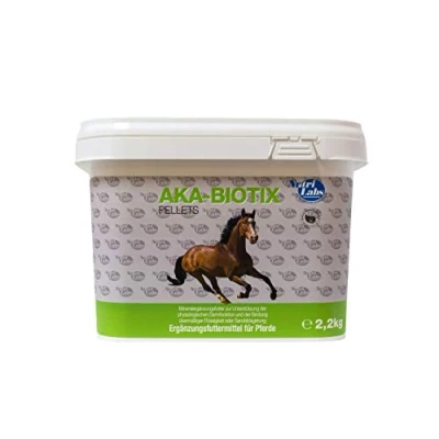 Immagine di NutriLabs Aka Biotix Pellets per cavalli il supporto dell&#039;acqua fecale, montmorillonite e prebiotici, 2,2 kg