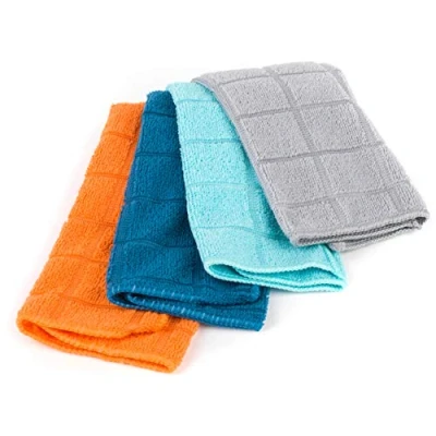Immagine di Beldray LA059338CDUEU panni per spolveratura in microfibra, confezione da 4, tamponi auto, spolveratura, ripiani la pulizia, colori assortiti