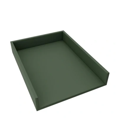 Immagine di regalik Materassino Fasciatoio Universale, per Comò di Qualsiasi Larghezza, Rimovibile, Pannelli Frontali Dritti, Verde, Materiale ABS da 1 mm, 72 cm x 54