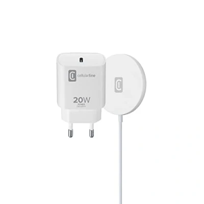 Immagine di Cellularline MAG WIRELESS CHARGER Pad MagSafe 7,5W Compatibile con iPhone 12 e modelli successivi