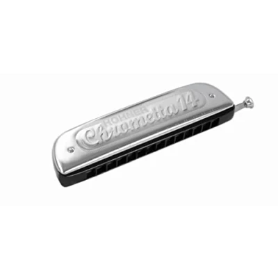 Immagine di Hohner 257 C Chrometta 14 Armonica, cromatica, in chiave di do, argento
