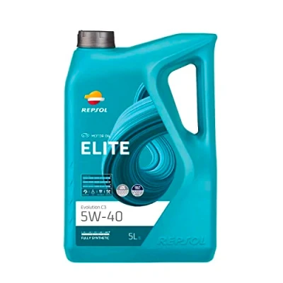 Immagine di REPSOL Olio lubrificante sintetico per auto ELITE EVOLUTION C3 5W 40 5L