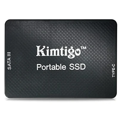 Immagine di kimtigo 2.5&quot; Internal SSD, 3D NAND Solid State Drive, SATA III 6Gb/s 2.5 inch 7mm (0.28), Read up to 550MB/s (500G SATA+TYPE C)