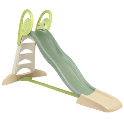 Immagine di Smoby Life Scivolo XL a doppia onda, con 80% di plastica riciclata, attacco dell&#039;acqua, lunghezza 2,30 metri, per bambini dai 3 anni in su, 7600820304