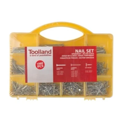 Immagine di Toolland HAS13 Assortimento di chiodi Contenuto 1060 pz.