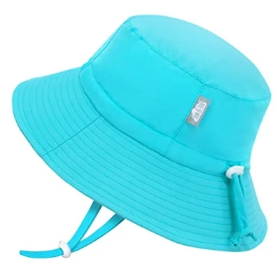 Immagine di Jan &amp; Jul Cappello da Sole ad Asciugatura Rapida per Bambine (Taglia: 6 24 Mesi, Verde Acqua)