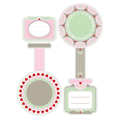 Immagine di Dr.Oetker 3223.0 Set 16 etichette per barattoli, rimozione senza residui (colore: multicolore), quantità: 1 pezzo, Cartone, x 12 0,1 cm