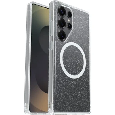 Immagine di OtterBox Cover per Samsung Galaxy S25 Ultra Symmetry Seires Clear con Magneti, resistente a shock e cadute fino; sottile, testata 3x norme MIL STD 810G, Stardust