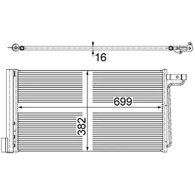 Immagine di MAHLE ORIGINAL AC 29 000S Condensatore con essiccatore 680 FORD: FOCUS 3 Turnier, C Max 2,