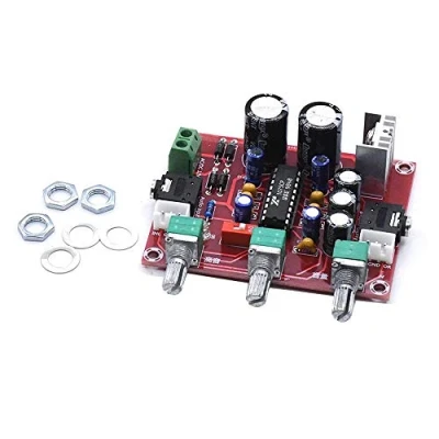 Immagine di DollaTek 12V XR1075 BBE Tone Adjust Module Bass Treble Volume Control 2 Channel