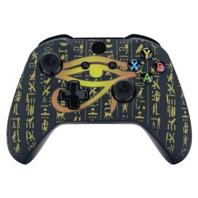 Immagine di eXtremeRate Cover Joystick Copertura Frontale Custodia Anteriore Shell Ricambio per Xbox One S X Controller Model 1708 Occhio delle Origini