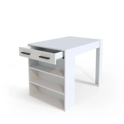 Immagine di Vicco Tavolo bar alto Repose, Bianco, 67 x 100 cm