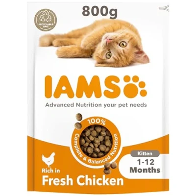 Immagine di IAMS for Vitality Kitten Food con pollo fresco [800 g]