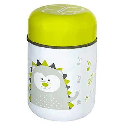 Immagine di bblüv Contenitore Termico Per Bambini Con Cucchiaio, 300 ml, Verde Lime (B0122L)