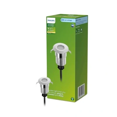 Immagine di Philips 8720169269279 Spore GardenLink Lampada LED da incasso a pavimento (monocolore) 1 W acciaio inox