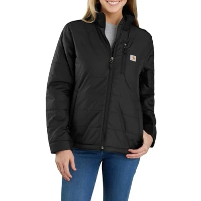 Immagine di Carhartt Relaxed Fit Fleece Pullover Giacca in Pile, Nero, S Donna