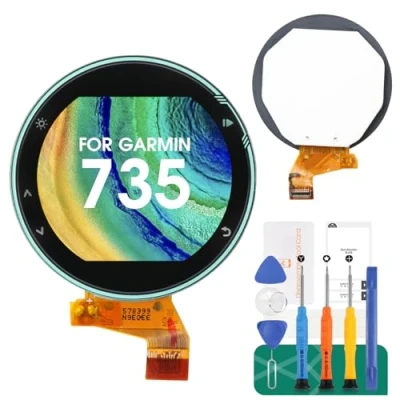 Immagine di Schermo LCD di ricambio per Garmin Forerunner 735 bicicletta Display Touch Digitizer Assembly Kit riparazione (blu)
