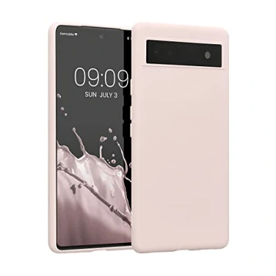 Immagine di kwmobile Custodia Compatibile con Google Pixel 6a Cover Back Case per Smartphone in Silicone TPU Protezione Gommata coconut swirl