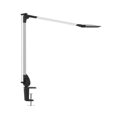 Immagine di MAULoptimus Lampada da scrivania a LED, argento, base morsetto