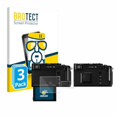 Immagine di brotect Pellicola Protettiva Vetro per Fujifilm X Pro3 Protezione Schermo (3 Pezzi) [Durezza Estrema 9H, Chiaro]