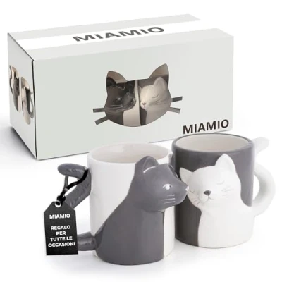 Immagine di MIAMIO 2 x 350 ml Tazza Gatto/Tazza/Tazze/Tazze Di Ceramica Set