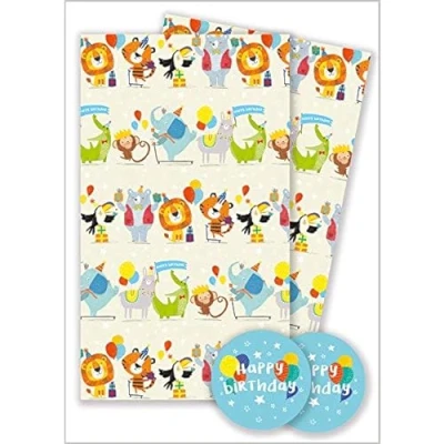 Immagine di Abacus 12365A Confezione regalo con 2 fogli e etichette, in plastica